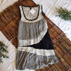 CEBU LOS ANGELES USA | LAYERED LACE TANK |